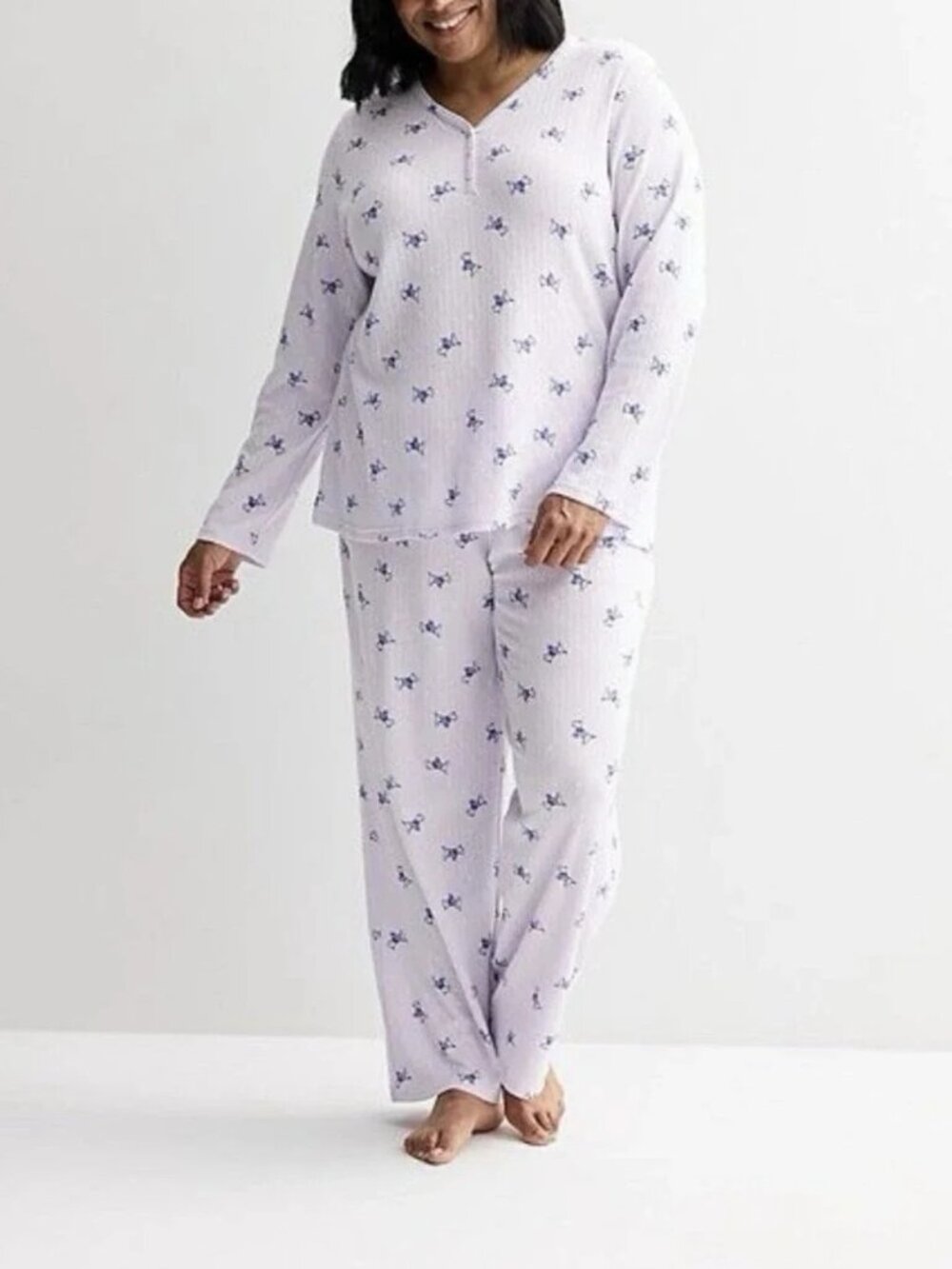 NWT Croft & Barrow SZ 3XL DOGS Long Sleeve Knit Pajama Top & Pajama Bottoms Set